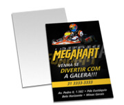 POSTAIS PVC 0,30MM TRANSPARENTE SEM TINTA BRANCA 91X153MM - 4X0 - 100unid - POS027P4C1