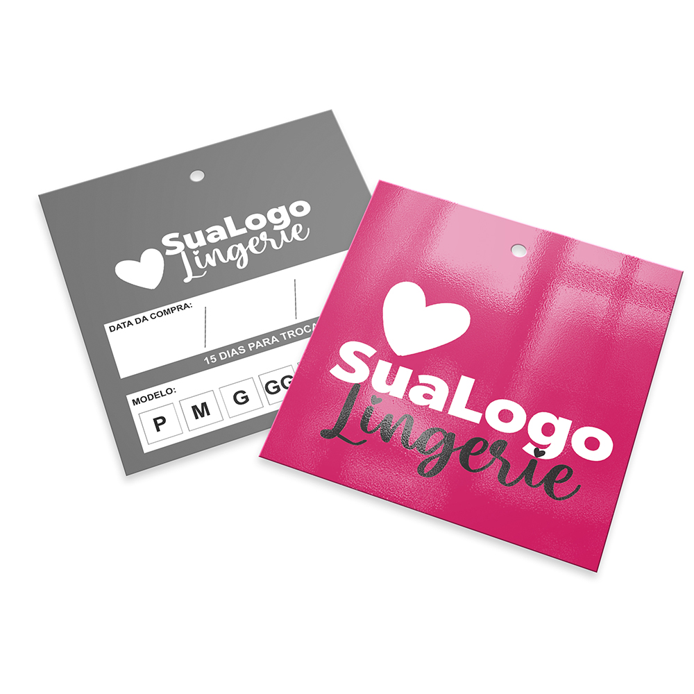 TAGS TAGS PADRÃO FURO COUCHÊ 250G VERNIZ UV VERNIZ UV TOTAL FRENTE 91X102MM - 4X1 - 5000unid - T251026CDC