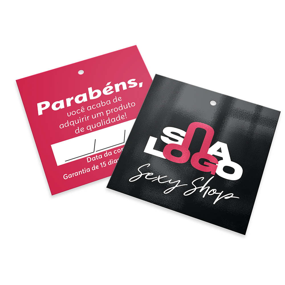 TAGS TAGS PADRÃO FURO COUCHÊ 250G VERNIZ UV VERNIZ UV TOTAL FRENTE 91X102MM - 4X4 - 500unid - T251028C