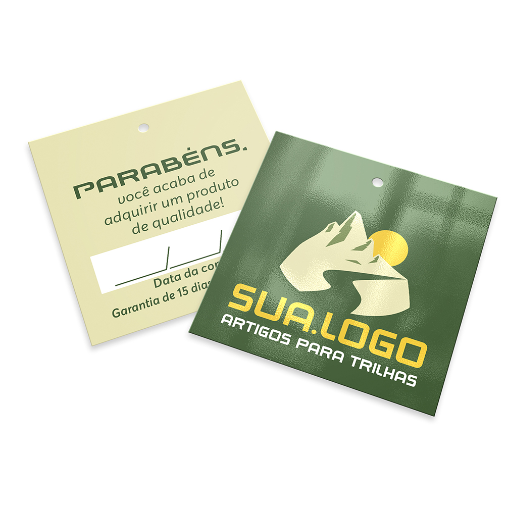 TAGS TAGS PADRÃO FURO COUCHÊ 250G VERNIZ UV VERNIZ UV TOTAL FRENTE 91X102MM - 4X4 - 3000unid - T251029COC