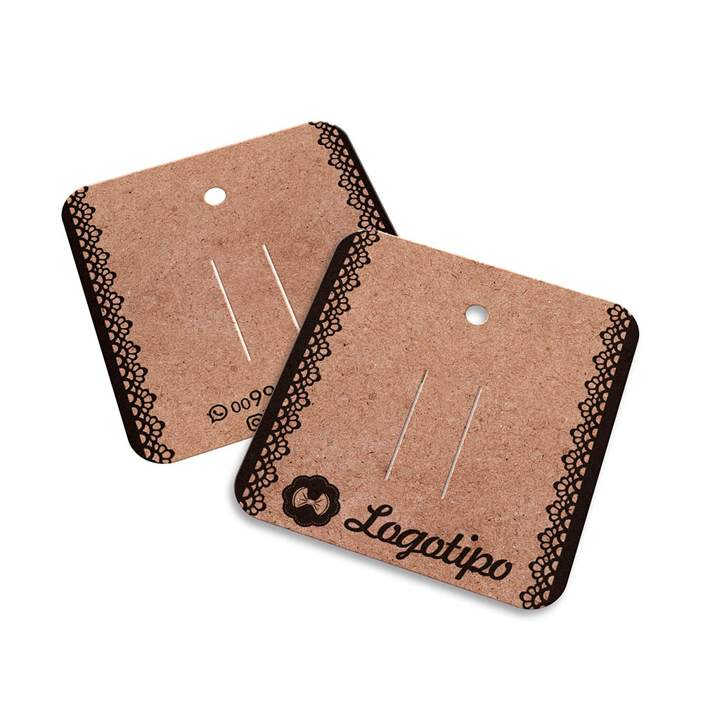 TAGS TAGS ESPECIAIS KRAFT 250G SEM LAMINAÇÃO E SEM VERNIZ SEM VERNIZ 45X51MM - 1X1 - 50unid - TDK450C1