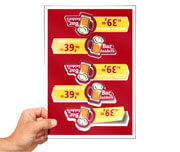 ADESIVOS FOLHA 330X480MM VINIL TRANSPARENTE