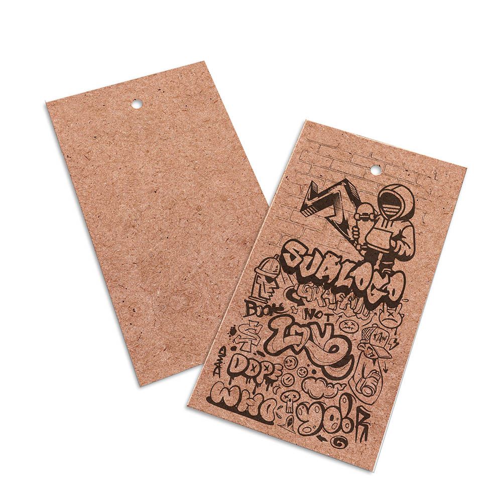 TAGS TAGS PADRÃO FURO KRAFT 250G SEM LAMINAÇÃO E SEM VERNIZ SEM VERNIZ 91X51MM