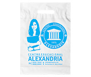SACOLAS E SACOS SACOLAS PERSONALIZADAS PLÁSTICAS BOCA VAZADA 200X300MM BRANCA