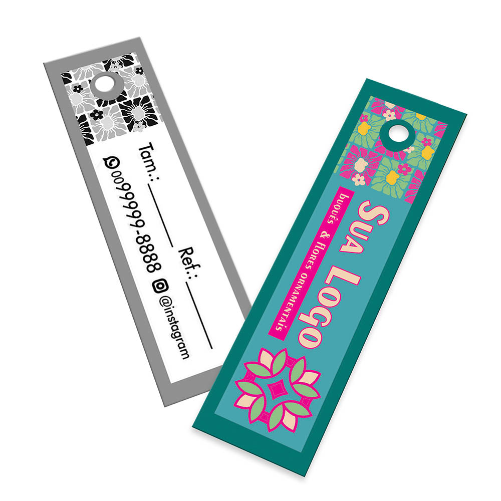 TAGS TAGS ESPECIAIS COUCHÊ 250G SEM LAMINAÇÃO E SEM VERNIZ SEM VERNIZ 91X25MM