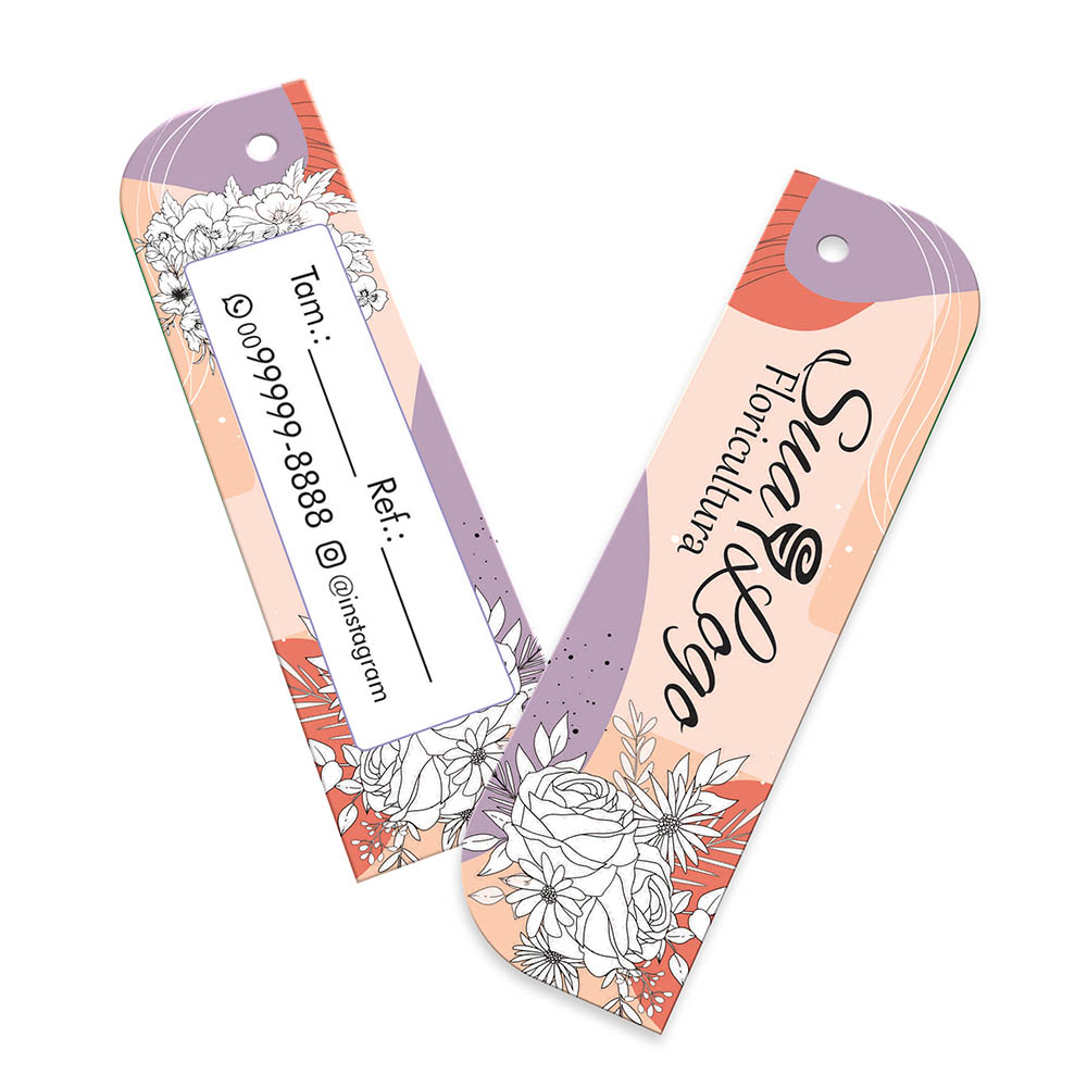 TAGS TAGS ESPECIAIS COUCHÊ 250G SEM LAMINAÇÃO E SEM VERNIZ SEM VERNIZ 91X25MM