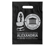 SACOLAS E SACOS SACOLAS PERSONALIZADAS PLÁSTICAS BOCA VAZADA 200X300MM PRETA