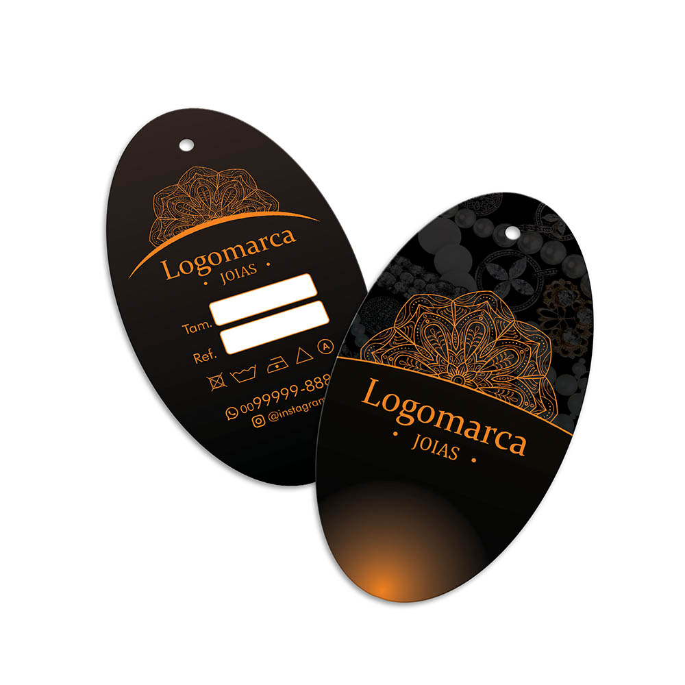 TAGS TAGS ESPECIAIS COUCHÊ 250G SEM LAMINAÇÃO E SEM VERNIZ SEM VERNIZ 91X51MM