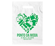 SACOLAS E SACOS SACOLAS PERSONALIZADAS PLÁSTICAS BOCA VAZADA 200X300MM TRANSPARENTE