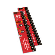 RÉGUAS PVC 0,30MM PVC TRANSPARENTE RETANGULAR 27CM - 4X0 - 45unid - RPVC8T
