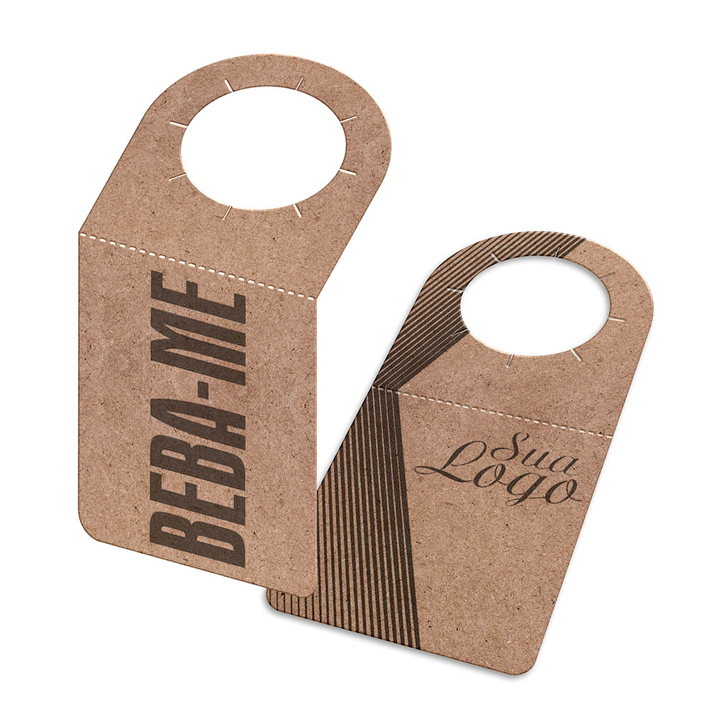 TAGS TAGS PARA GARRAFA KRAFT 250G SEM LAMINAÇÃO E SEM VERNIZ SEM VERNIZ 91X153MM