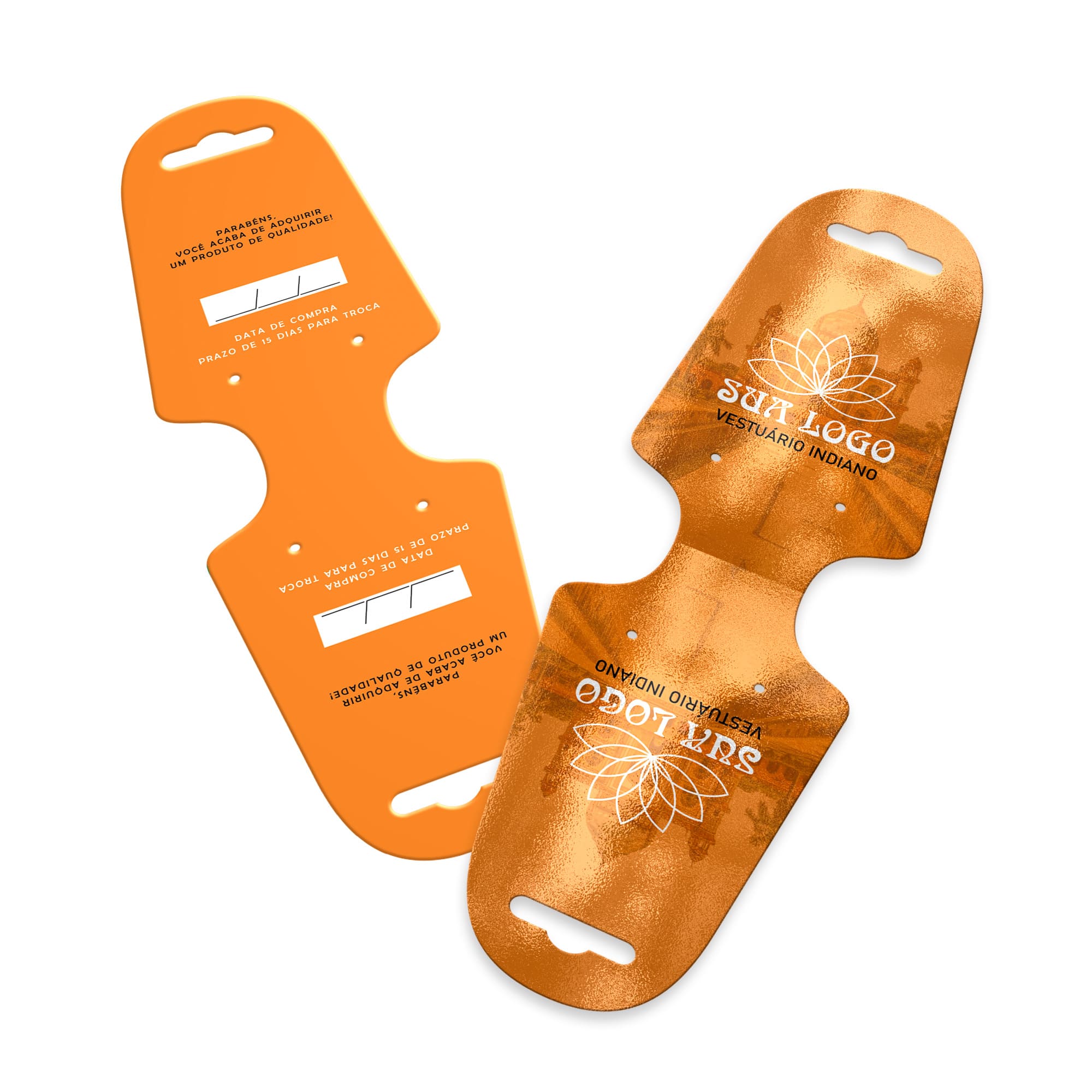 TAGS TAGS ESPECIAIS COUCHÊ 250G VERNIZ UV VERNIZ UV TOTAL FRENTE 182X51MM - 4X4 - 500unid - TB4C354C