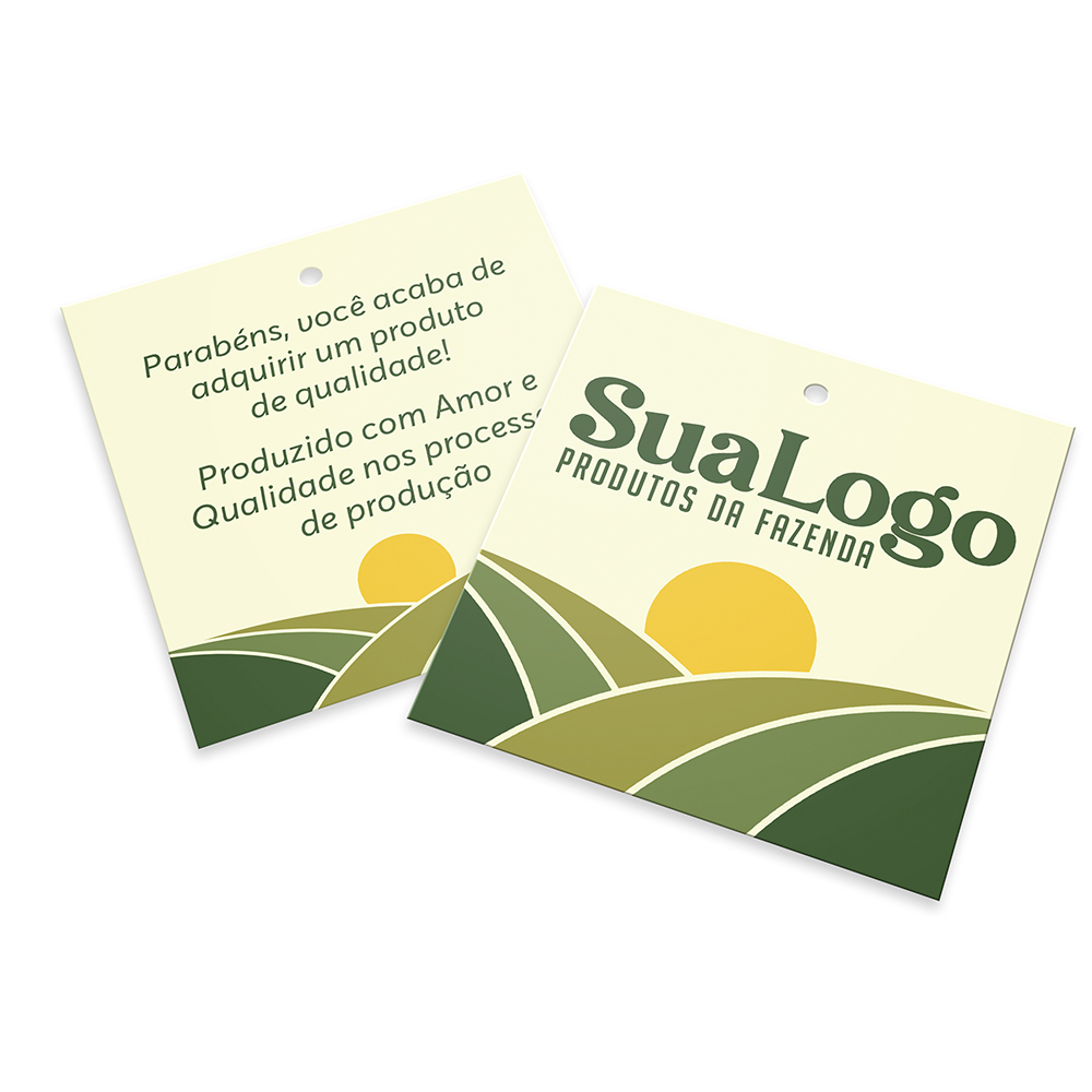 TAGS TAGS PADRÃO FURO COUCHÊ 300G SEM LAMINAÇÃO E SEM VERNIZ SEM VERNIZ 91X102MM - 4X4 - 50unid - TD02425C2