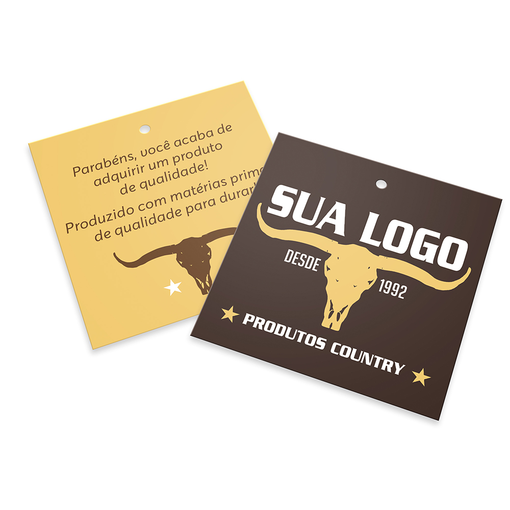 TAGS TAGS PADRÃO FURO COUCHÊ 300G SEM LAMINAÇÃO E SEM VERNIZ SEM VERNIZ 91X102MM - 4X4 - 100unid - TD02450C2