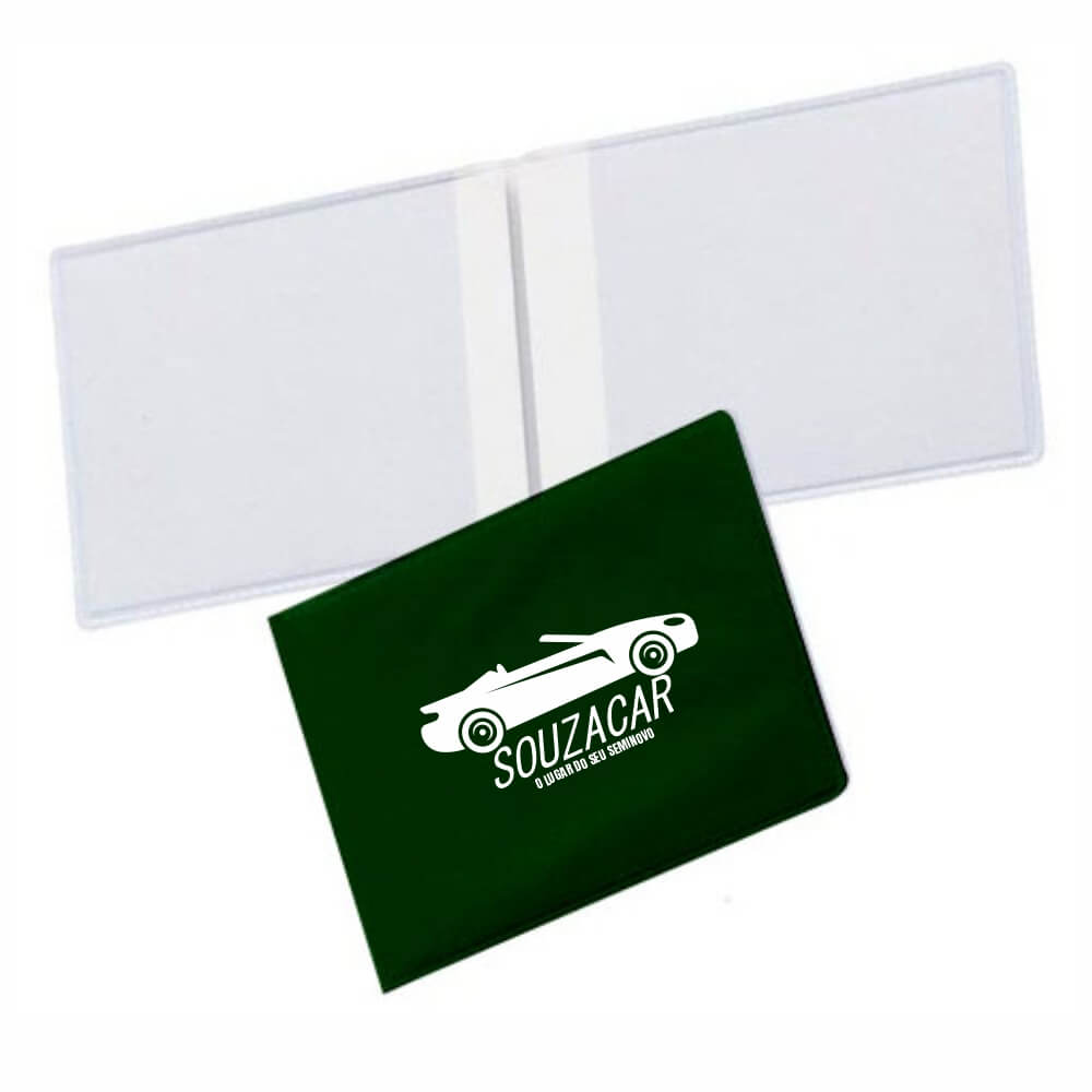 PORTA DOCUMENTOS DUPLO HORIZONTAL VERDE