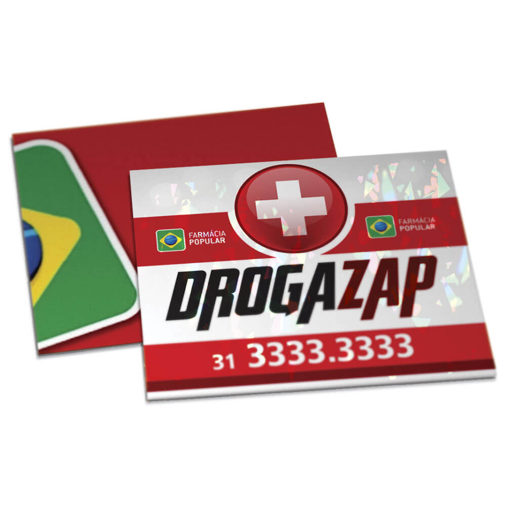 POSTAIS COUCHÊ 300G LAMINAÇÃO HOLOGRÁFICA LAM HOLOGRÁFICA FRENTE 182X153MM - 4X4 - 250unid - POS049C6