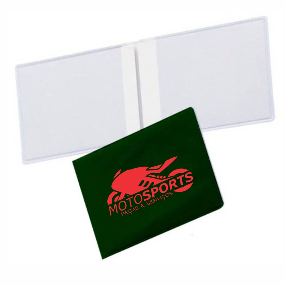 PORTA DOCUMENTOS DUPLO HORIZONTAL VERDE