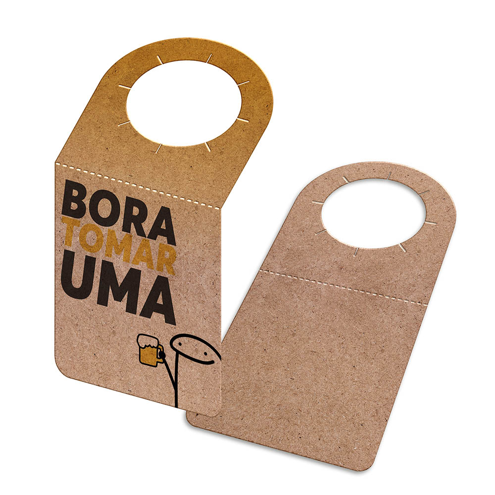 TAGS TAGS PARA GARRAFA KRAFT 250G SEM LAMINAÇÃO E SEM VERNIZ SEM VERNIZ 91X153MM
