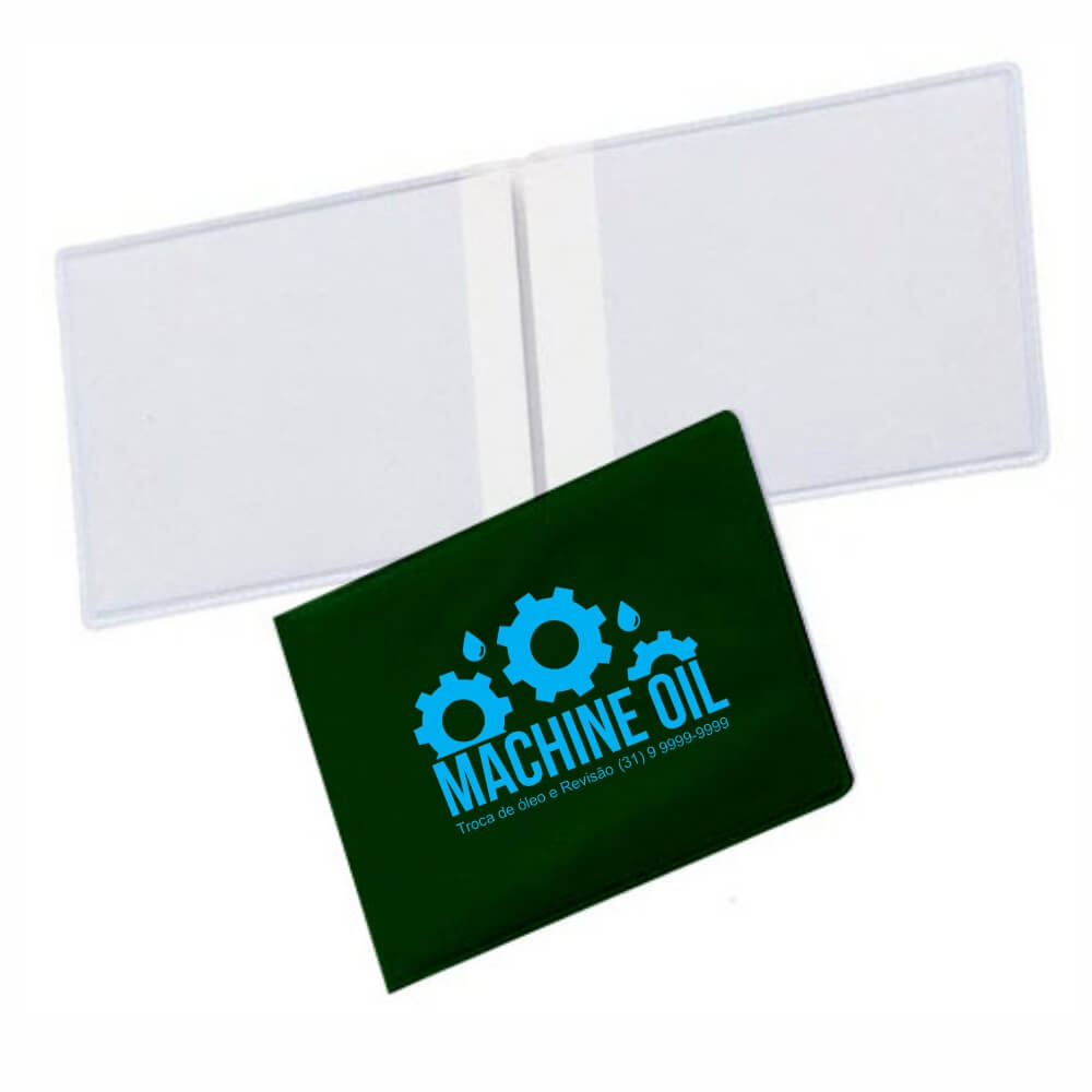 PORTA DOCUMENTOS DUPLO HORIZONTAL VERDE