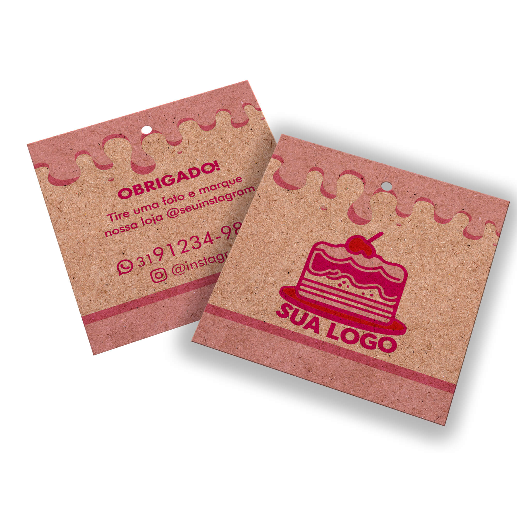 TAGS TAGS ESPECIAIS KRAFT 250G SEM LAMINAÇÃO E SEM VERNIZ SEM VERNIZ 91X102MM
