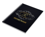 AGENDAS, CADERNOS E APOSTILAS CADERNO IMPRESSÃO DIGITAL CAPA PAPEL PARANÁ 2MM E MIOLO AP 75G MIOLO PADRÃO LAM FOSCA FR E HOTSTAMPING FR 150X210MM 100 FOLHAS - 4X0 - 25unid - CADD4H