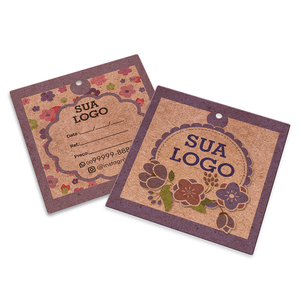 TAGS TAGS ESPECIAIS KRAFT 250G SEM LAMINAÇÃO E SEM VERNIZ SEM VERNIZ 91X102MM