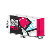 SACOLAS E SACOS SACOLAS PERSONALIZADAS APERGAMINHADO 150G SEM ILHOS SACOLA EXTRA MINI HORIZONTAL