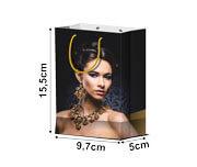 SACOLAS E SACOS SACOLAS PERSONALIZADAS APERGAMINHADO 150G SEM ILHOS SACOLA EXTRA MINI VERTICAL