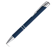 PRODUTOS SEM PERSONALIZAÇÃO CANETAS LINHA PREMIUM BETA SOFT ACABAMENTO EMBORRACHADO AZUL