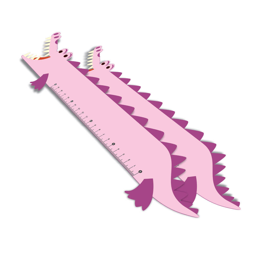 RÉGUAS PVC 0,50MM PREMIUM BRANCO INFANTIL MODELO JACARÉ 20CM - 4X0 - 63unid - RPVC5BC2