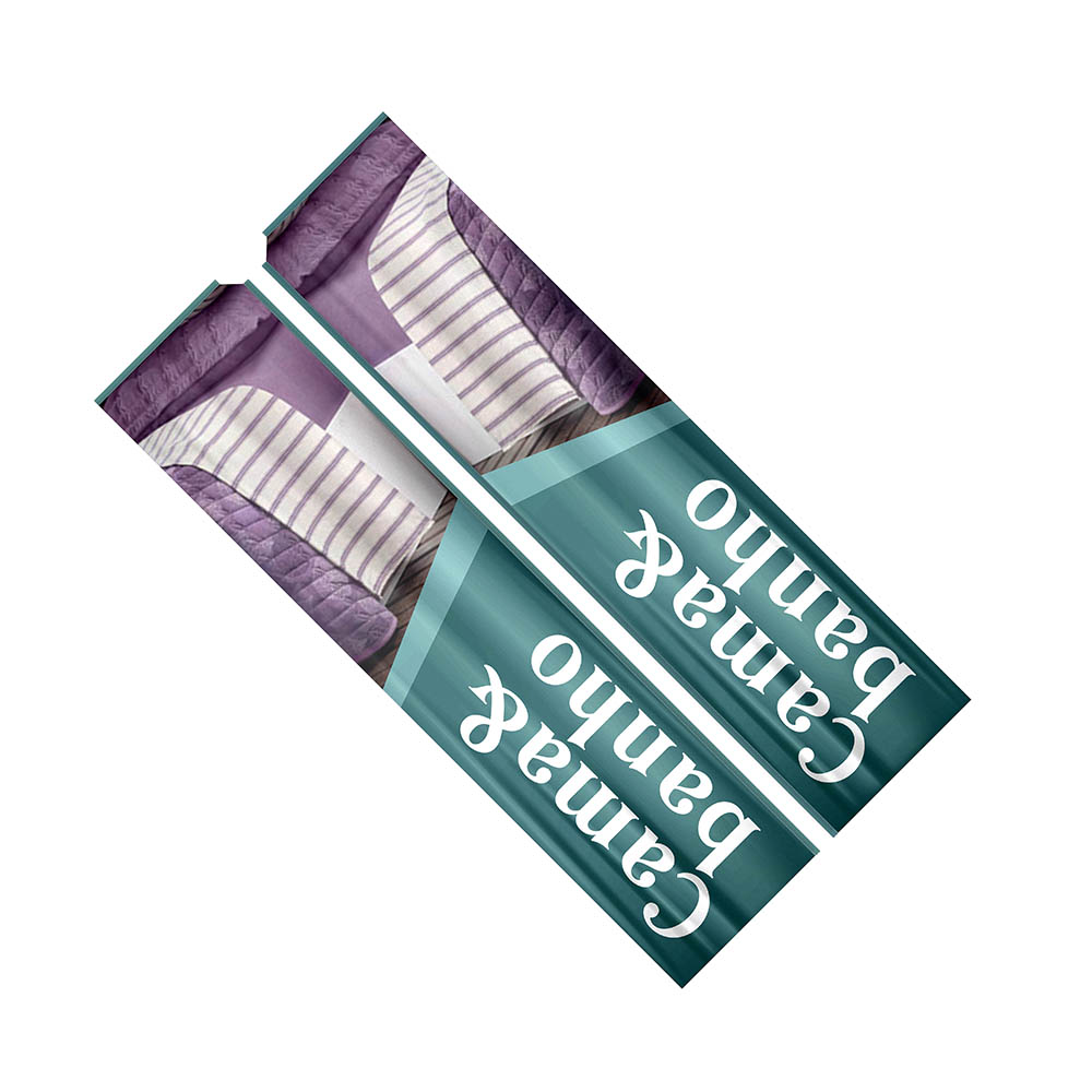 WIND BANNER BANDEIRA AVULSA TECIDO OXFORD GG MODELO RETANGULAR