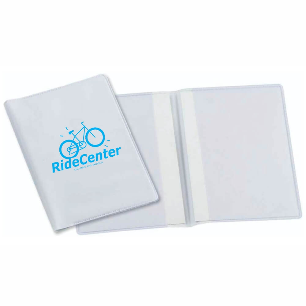 PORTA DOCUMENTOS DUPLO VERTICAL BRANCO