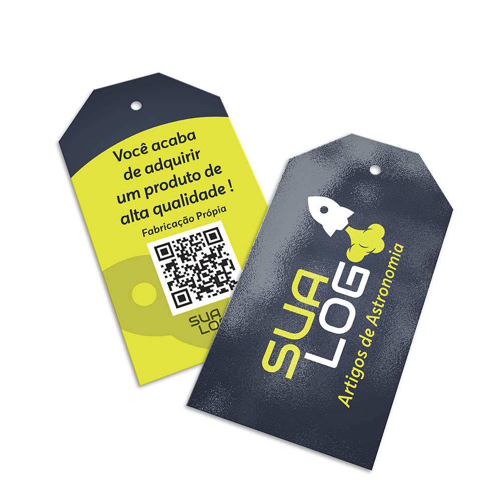 TAGS TAGS ESPECIAIS COUCHÊ 250G VERNIZ UV VERNIZ UV TOTAL FRENTE 91X51MM - 4X4 - 5000unid - T251020CCC