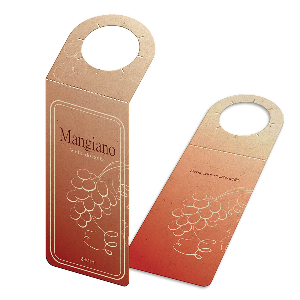 TAGS TAGS PARA GARRAFA RECICLATO 240G SEM LAMINAÇÃO E SEM VERNIZ SEM VERNIZ 91X204MM