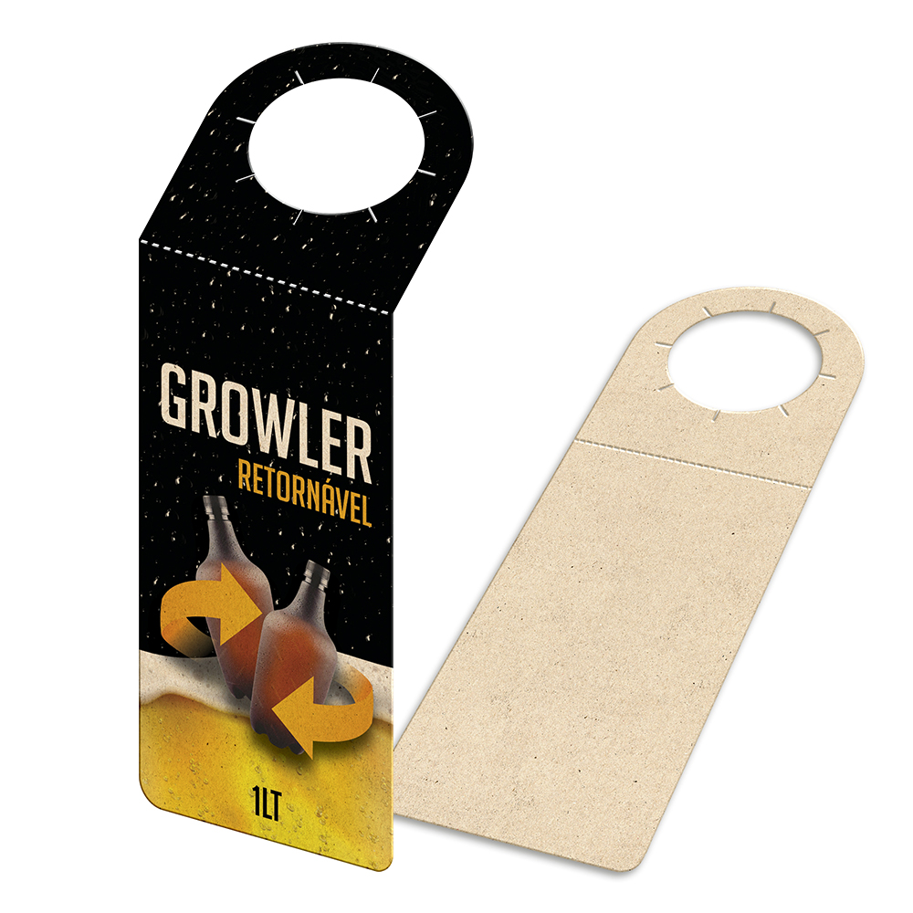 TAGS TAGS PARA GARRAFA RECICLATO 240G SEM LAMINAÇÃO E SEM VERNIZ SEM VERNIZ 91X204MM
