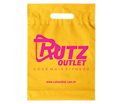 SACOLAS E SACOS SACOLAS PERSONALIZADAS PLÁSTICAS BOCA VAZADA 300X400MM AMARELA