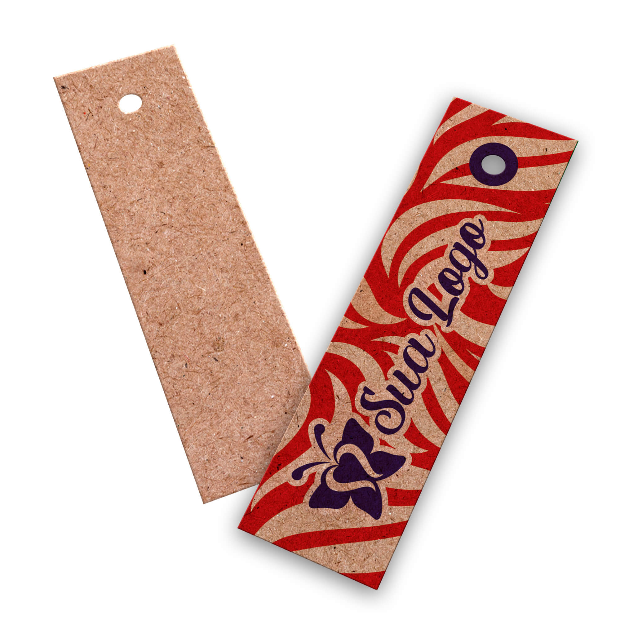 TAGS TAGS ESPECIAIS KRAFT 250G SEM LAMINAÇÃO E SEM VERNIZ SEM VERNIZ 91X25MM