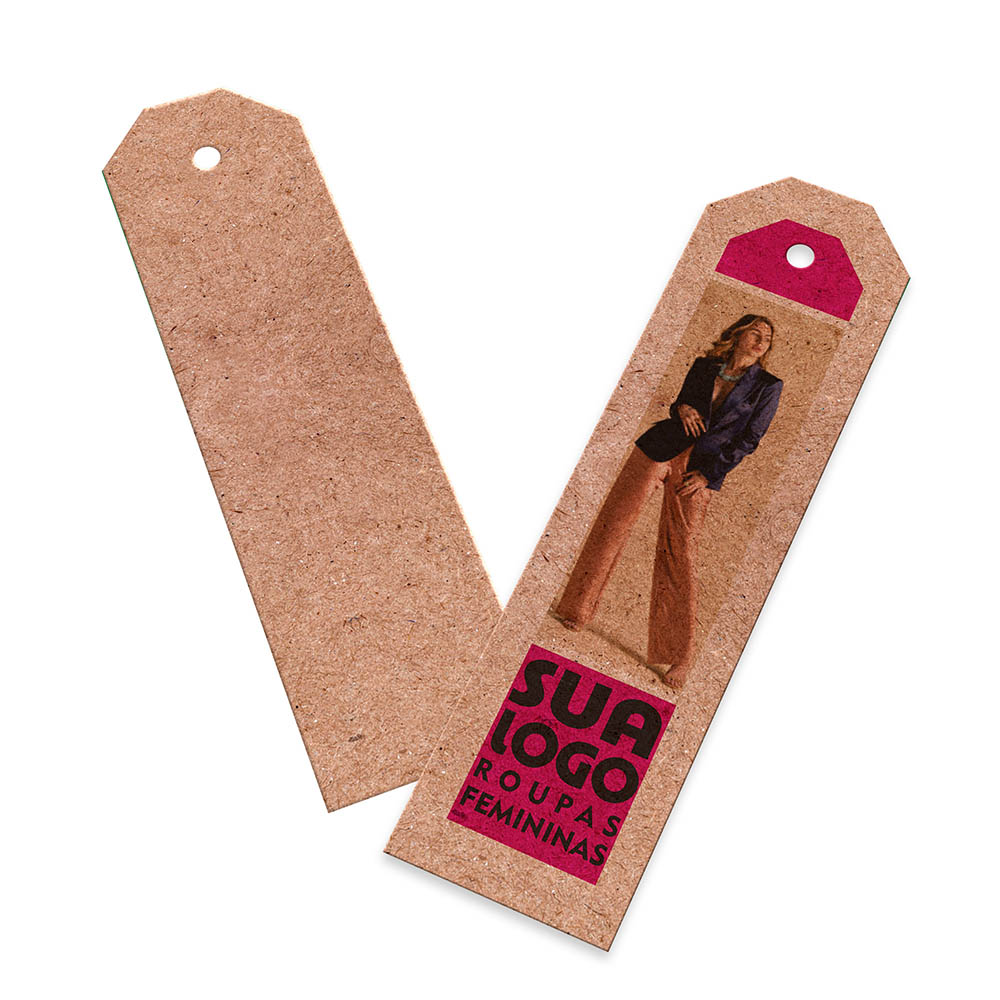TAGS TAGS ESPECIAIS KRAFT 250G SEM LAMINAÇÃO E SEM VERNIZ SEM VERNIZ 91X25MM