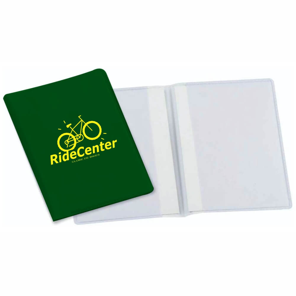 PORTA DOCUMENTOS DUPLO VERTICAL VERDE