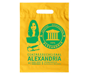 SACOLAS E SACOS SACOLAS PERSONALIZADAS PLÁSTICAS BOCA VAZADA 300X400MM AMARELA