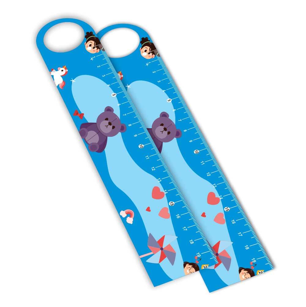 RÉGUAS PVC 0,50MM PREMIUM BRANCO RETANGULAR COM FURO 20CM - 4X0 - 27unid - RPVC2BC5