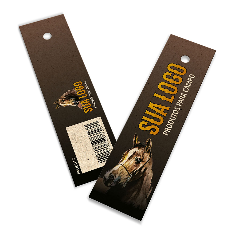 TAGS TAGS PADRÃO FURO RECICLATO 240G SEM LAMINAÇÃO E SEM VERNIZ SEM VERNIZ 91X25MM - 4X4 - 100unid - TDR944100C
