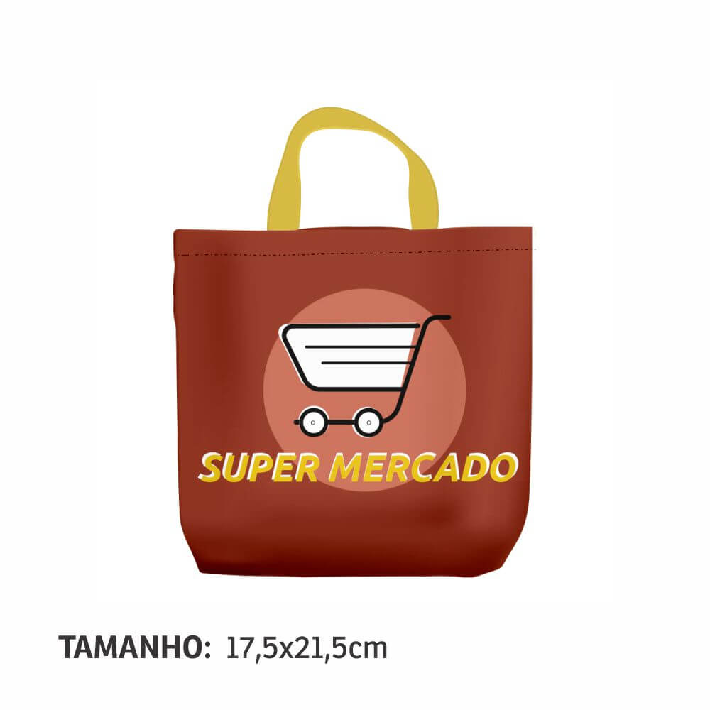 SACOLAS E SACOS SACOLAS PERSONALIZADAS OXFORD 175X215MM - 4X4 - 10unid - SAC3OX10