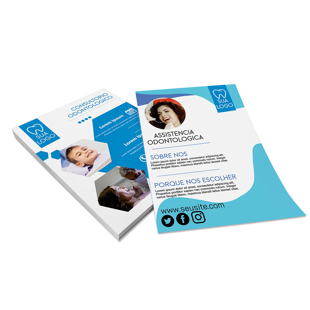 PANFLETOS, FLYERS E FOLHETOS COUCHÊ 90G SEM VERNIZ 280X400MM