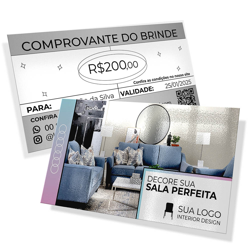 POSTAIS COUCHÊ 250G VERNIZ UV VERNIZ UV TOTAL FRENTE 180X98MM - 4X1 - 3000unid - PQ2501C