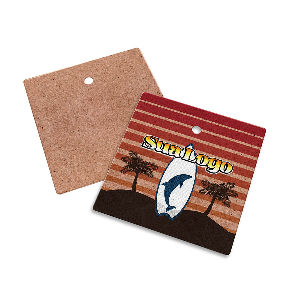 TAGS TAGS PADRÃO FURO KRAFT 250G SEM LAMINAÇÃO E SEM VERNIZ SEM VERNIZ COM TINTA BRANCA 45X51MM - 4X0 - 100unid - TDK0100CC