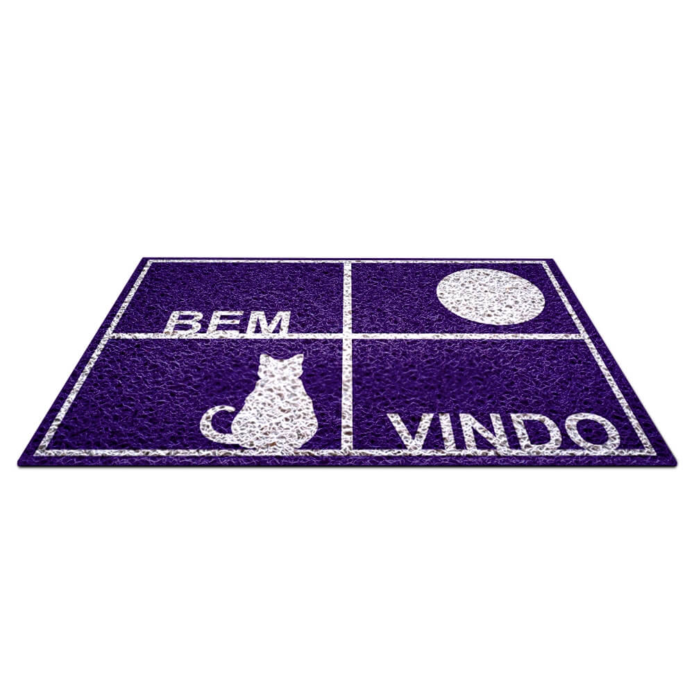 TAPETES E CAPACHOS TAPETE CAPACHO PVC VINÍLICO ROXO METRO QUADRADO