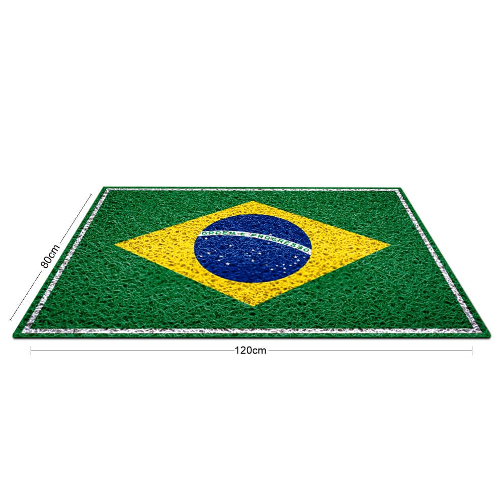 TAPETES E CAPACHOS TAPETE CAPACHO PVC VINÍLICO VERDE MUSGO 1200X800MM