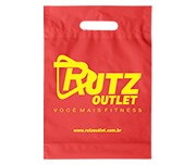 SACOLAS E SACOS SACOLAS PERSONALIZADAS PLÁSTICAS BOCA VAZADA 300X400MM VERMELHA