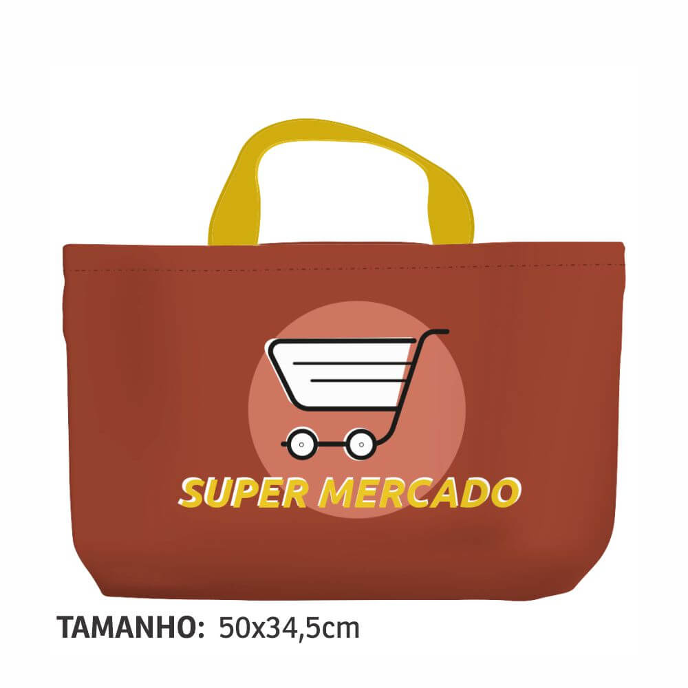 SACOLAS E SACOS SACOLAS PERSONALIZADAS OXFORD 500X345MM - 4X4 - 5unid - SAC1OX5